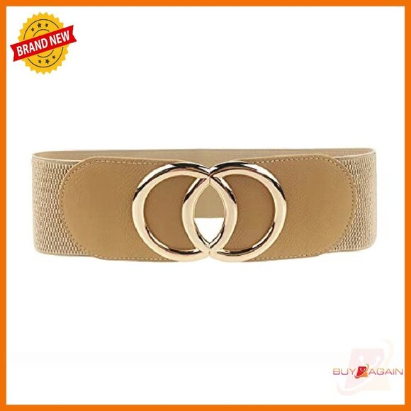 Elastic Wide Stretch Waist Cinch Belt For Dresses Tops Shirts main image 2